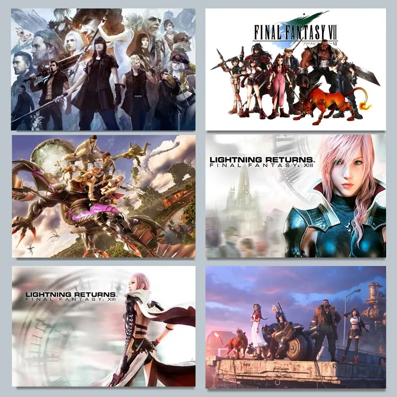 Póster en lienzo de Final Fant - Gaming Accessories For Room reseña y precio